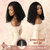 image:imageSensationnel Crowned Edge Widows Peak Wig Water Deep 16 Inch 1 JETBLACKBALAYAGECHOCOLATE