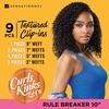 image:imageSensationnel Curls Kinksandco Clip inRule Breaker 10 Inch1 JETBLACKTH2BG
