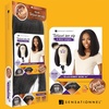 image:imageSensationnel Curls Kinksandco Kinkyedges WigKinky Bob 14 Inch 1 JETBLACKBALAYAGECOPPER