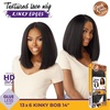 image:imageSensationnel Curls Kinksandco Kinkyedges WigKinky Bob 14 Inch 1 JETBLACKBALAYAGEGOLD