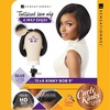 image:imageSensationnel Curls Kinksandco Kinkyedges WigKinky Bob 9 Inch 1 JETBLACKBALAYAGECHOCOLATE