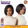 image:imageSensationnel Curls Kinksandco Kinkyedges WigKinky Bob 9 Inch 1 JETBLACKBALAYAGEGOLD