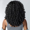 image:imageSensationnel Half Wig Instant Weave Curls Kinks N Co Money Maker 1B2 DARKBROWN