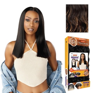 image:imageSensationnel CKCO Kinkyedges WigKinky Silk Pressed 18 Inch 1 JETBLACKF1B27