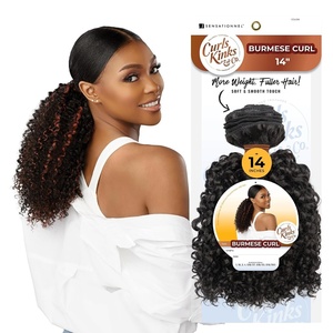 image:imageSensationnel CKCO Synthetic BundleBurmese Curl1 pack 14 inch 1 JETBLACKS1B27