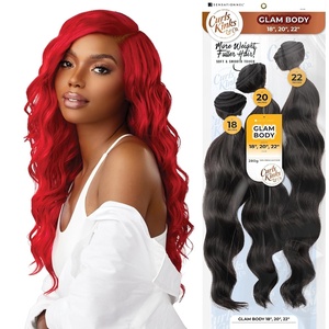 image:imageSensationnel CKCO Synthetic BundleGlam Body14 16 18 inch 1 JETBLACKT1B27