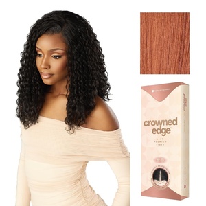 image:imageSensationnel Crowned Edge Widows Peak Wig Water Deep 16 Inch 1 JETBLACKCHOCOLATECOPPER