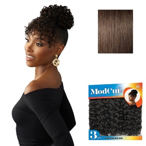 image:imageSensationnel Curls Kinksandco ModCut 3pcs Bundles Bohemian 10S1 JETBLACK4 MEDBROWN