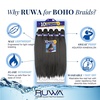 image:imageSensationnel Ruwa Prestretched Braiding Hair10X 48 Inch1 JETBLACK1B OFFBLACK