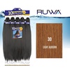 image:imageSensationnel Ruwa Prestretched Braiding Hair10X 48 Inch1 JETBLACK30 LIGHTAUBURN