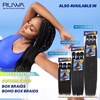 image:imageSensationnel Ruwa Prestretched Braiding Hair3X Deep 24in1pk 1 JETBLACK4 MEDBROWN