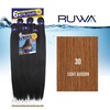 image:imageSensationnel Ruwa Prestretched Braiding Hair6X 48 Inch1 JETBLACK30 LIGHTAUBURN