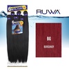 image:imageSensationnel Ruwa Prestretched Braiding Hair6X 48 Inch1 JETBLACKBG BURGUNDY