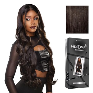 image:imageSensationnel Hexdoll 13x4 LaceWigArden 1 JETBLACK2 DARKBROWN