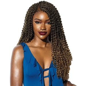 image:imageSensationnel Ruwa Prestretched Braids3X Water Wave 18in1pk 1 JETBLACKSM1B27