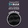 image:imageSensationnel PremiumToo Bulk Weaving2X Ocean Wave1pk 14in 1 JETBLACKBG BURGANDY