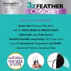 image:imageSensationnel PremiumToo Feather Crochet 3X Water Wave 18 in1 JETBLACK2 DARKBROWN