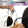 image:imageSensationnel PremiumToo Feather Crochet 3X Water Wave 18 in1 JETBLACK2 DARKBROWN