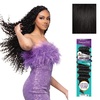 image:imageSensationnel PremiumToo Feather Crochet BraidsOcean Wave14in 1 JETBLACK1 JETBLACK