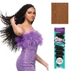 image:imageSensationnel PremiumToo Feather Crochet BraidsOcean Wave14in 1 JETBLACK30 LIGHTAUBURN