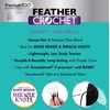 image:imageSensationnel PremiumToo Feather Crochet BraidsOcean Wave14in 1 JETBLACKS1B30