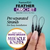 image:imageSensationnel PremiumToo Feather Crochet BraidsOcean Wave14in 1 JETBLACKS430