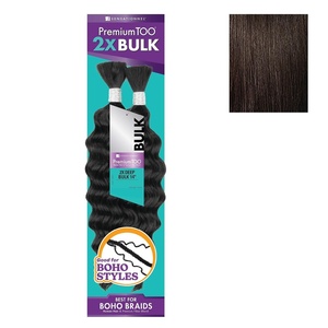 image:imageSensationnel PremiumToo Bulk Weaving2X Deep1 Pack 14 inch 1 JETBLACK2 DARKBROWN