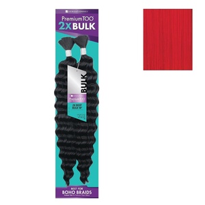 image:imageSensationnel PremiumToo Bulk Weaving2X Deep1 Pack 14 inch 1 JETBLACKRED