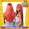 image:imageSensationnel Butta Lace 90s Bangs WigUnit 901 1 JETBLACKCINNAMONCOPPER