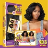 image:imageSensationnel Butta Lace 90s Bangs WigUnit 914 1 JETBLACKBALAYAGEGOLD