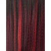 image:imageSensationnel Butta Lace Precut WigUnit 14 1 JETBLACKBALAYAGEFIERYRED