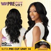 image:imageSensationnel Butta Lace Precut WigUnit 14 1 JETBLACKBALAYAGESUNKISSED