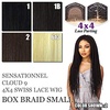 image:imageSensationnel CLOUD9 4x4 Braided WigBox Braid Small 1 JETBLACK613 BLONDE