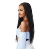 image:imageSensationnel CLOUD9 4x5 Braided WigCenter Part Feed in 28 Inch 1 JETBLACK613 BLONDE