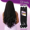 image:imageSensationnel Lulutress Crochet Braid3X Box French Curl 24in1pk 1 JETBLACKBG BURGANDY
