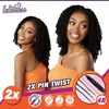 image:imageSensationnel Lulutress Crochet Braiding Hair2X Pin Twist 4B1pk 1 JETBLACK1B OFFBLACK