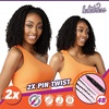 image:imageSensationnel Lulutress Crochet Braiding Hair2X Pin Twist 4B1pk 1 JETBLACK27 HONEYBLONDE