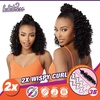 image:imageSensationnel Lulutress Crochet Braids2X Wispy Curl 3B1pk 1 JETBLACKT1B350
