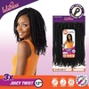 image:imageSensationnel Lulutress Crochet Braids3X Juicy Twist12in 1 JETBLACK1B OFFBLACK