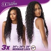 image:imageSensationnel Lulutress Crochet Braids3X Mermaid Locs 24in1pk 2 DARKBROWN4 MEDBROWN