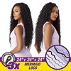 image:imageSensationnel Lulutress Crochet Braids3X Mermaid Locs 24in1pk 2 DARKBROWNT1BRED