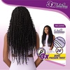 image:imageSensationnel Lulutress Crochet Hair3X Boho Passion Twist 241pk 1 JETBLACK2 DARKBROWN