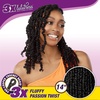 image:imageSensationnel Lulutress Crochethair3X Fluffy Passion Twist 141p 1 JETBLACK1 JETBLACK