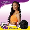 image:imageSensationnel Lulutress Crochethair3X Fluffy Passion Twist 201p 1 JETBLACKT1BRED