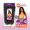 image:imageSensationnel Lulutress crochet braiding hair  3x micro bomb twist pre made diy all kanekalon synthetic locs twists  2 Pack 14 inch 1 JETBLACKSM1B350
