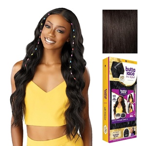image:imageSensationnel Butta Lace Prestyled WigUnit 9 1 JETBLACK2 DARKBROWN