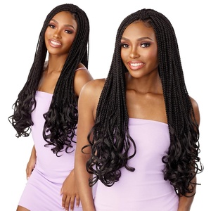 image:imageSensationnel Lulutress Crochet Braid3X Box French Curl 24in1pk 1 JETBLACKT1B30