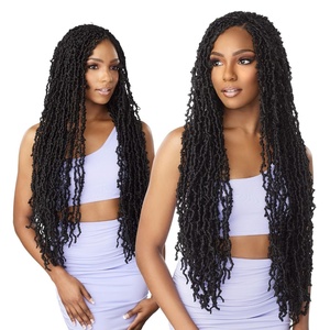 image:imageSensationnel Lulutress Crochet Hair3X Twisted Distressed Locs 26in1pk 11B OFFBLACK