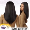 image:imageSensationnel Butta 360 LaceWigUnit 1 1 JETBLACK2 DARKBROWN