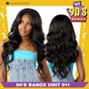 image:imageSensationnel Butta Lace 90s Bangs WigUnit 911 1 JETBLACKGINGERCOPPER